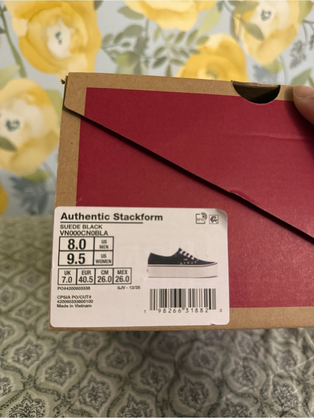 NIB Vans Black Stackform - Picture 6 of 9